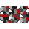 Image de Tapis De Cuisine "graphism" 45x75cm Multicolore