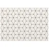 Image de Tapis Tissé Déco Hexagon 160x230cm Beige