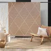 Image de Tapis dintérieur rectangle tissé Damira - Beige - 120 x 170 cm
