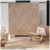 Image de Tapis d'intérieur rectangle tissé damira - beige - 120 x 170 cm