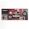 Image de Tapis de Cuisine Digital Menu 50x120cm Rouge