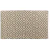 Image de Tapis Rectangle (50 x 80 cm) Lazaro Coton & Polyester Tissé - Taille: 50x80cm - Coloris: Beige