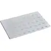 Image de Paris Prix - Set De Table Métallisé "acapulco" 28x43cm Blanc