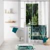 Image de Rideau De Douche "green Nature" 180x200cm Blanc