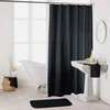 Image de Rideau De Douche Uni "essencia" 180x200cm Noir