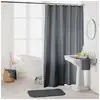 Image de Rideau De Douche Uni "essencia" 180x200cm Anthracite