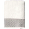 Image de Serviette De Toilette Jacquard "belina" 50x90cm Blanc