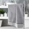 Image de Serviette De Toilette Jacquard "belina" 50x90cm Gris