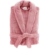 Image de Peignoir Col Châle En Coton "tendresse" Bois De Rose