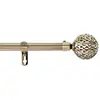 Image de Kit Tringle Déco Extensible "globa" 120-210cm Laiton