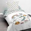 Image de Parure de lit licorne en coton - Kids kool - 140 X 200 cm - Blanc