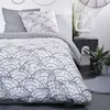 Image de Parure de lit TODAY Sunshine - housse de couette 220x240cm et 2 taies doreillers 63X63 cm - 2 personnes - 100% Coton imprimé -