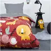 Image de Parure De Lit - Today Happy - 140x200 Cm - 1 Personne - Coton Imprimé