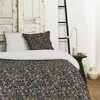 Image de Parure De Lit - Housse De Couette 220x240 + 2 Taies D Oreiller 63x63 - 100% Coton 57 Fils - Marigold Indies