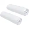 Image de Lot De 2 Draps Housses Essential - 90 X 190 Cm - 1 Personne - 100% Coton - Craie
