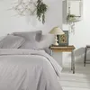 Image de Housse De Couette - Charme - Chambray - Gris Clair Constance - 240 X 220 Cm