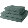 Image de 2 Serviettes De Bain 50x90 + 2 Draps De Bain 70x130 Cm 100% Coton - Celadon