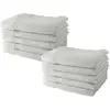 Image de Lot De 10 Serviettes De Toilette 50x90 Cm 100% Coton - Craie