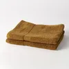 Image de Today Essential - Lot De 2 Serviettes De Toilette 50x90 Cm 100% Coton Coloris Bronze