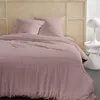 Image de Parure de lit - TODAY - 123666 - 2 personnes - 240x220cm - Gaze de coton unie - Rose des sables