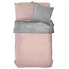 Image de Parure de lit 2 personnes bicolore coton prestige