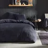 Image de Parure de lit - TODAY - Teddy - 2 personnes - 220 x 240 cm - Gris anthracite uni