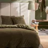 Image de Parure de lit - TODAY - Teddy - 2 personnes - 220 x 240 cm - Vert uni