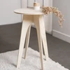 Image de Table D'appoint Ronde "simplicity" - Beige - D 30 X H 50 Cm