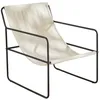 Image de Fauteuil chilienne RETRO MOOD - FACTORY - Ecru 76x63 cm