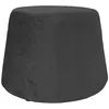 Image de Pouf recouvert de velours noir 31.5 x 34 x 46.5 cm