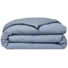 Image de Housse De Couette Essential - 140 X 200 Cm - 1 Personne - 100% Coton Uni - Denim