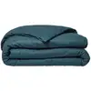 Image de Housse De Couette Essential - 220 X 240 Cm - 2 Personnes - 100% Coton Uni - Paon