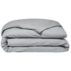 Image de TODAY Housse de couette Essential - 240 x 260 cm - 2 personnes - 100% Coton uni - Acier