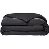 Image de Parrure de lit TODAY Prestige - 220 x 240 cm - 2 personnes - 100% Percale Finition dentelle - Fusain
