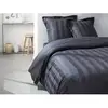 Image de Parrure De Lit Prestige - 240 X 260 Cm - 2 Personnes - 100% Satin De Coton - Fusain