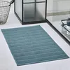 Image de Tapis de bain uni ESSENTIAL - TODAY - Bleu 50x80 cm