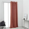 Image de Rideau A Oeillets Today - 140x240cm - 100% Coton - Terracotta