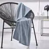 Image de Plaid Moelleux "essential" - Gris Acier - L 125 X L 150 Cm