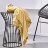 Image de Plaid uni ESSENTIAL - TODAY - Jaune 125x150 cm