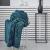 Image de Plaid cotelé uni ESSENTIAL - TODAY - Bleu 150x200 cm