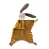 Image de Doudou lapin ocre 30 cm trois petits lapins