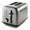 Image de Grille pain 2 fentes courtes inox 900 w 7 niveaux fonctions defrost reheat arrêt automatique qgp220 8268061