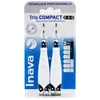 Image de Brossettes Interdentaires - Inava - Trio Compact - 0.6mm - 6 Recharges - Anti-Dérapant