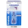 Image de Brossettes interdentaires - Inava - Trio Compact/Flex ISO5 - 1 8 mm - Violet - 3 Recharges
