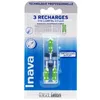 Image de Brossettes interdentaires - Inava - Trio Compact et Flex - 2.2mm - 3 recharges - Espaces très larges