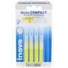 Image de Brossettes Interdentaires - INAVA - Mono Compact - 1mm - Jaune - x4