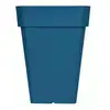 Image de Bac A Fleurs Carré - Soleilla - Plastique - H53x39x39 Cm - Bleu