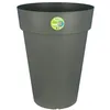 Image de Pot de fleurs - RIVIERA - Soleilla Rond - Ø 39 x H 52 cm - Gris pailleté