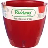 Image de Pot de fleurs avec réserve deau - RIVIERA - EVA NEW Rond - Ø 36 x H 33 cm - Rouge