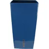 Image de Bac à fleurs carré RIVIERA EVA NEW HAUT - Plastique 100% recyclable - H685 x 37x37 cm - 69L - Bleu